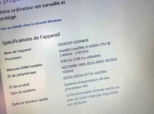 ORDINATEUR HP